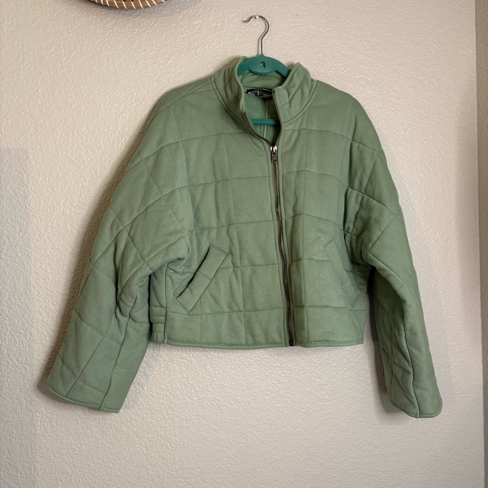 Blue Blush Boutique Sage Quilted Women's Jacket Size Large - Picture 14 of 16